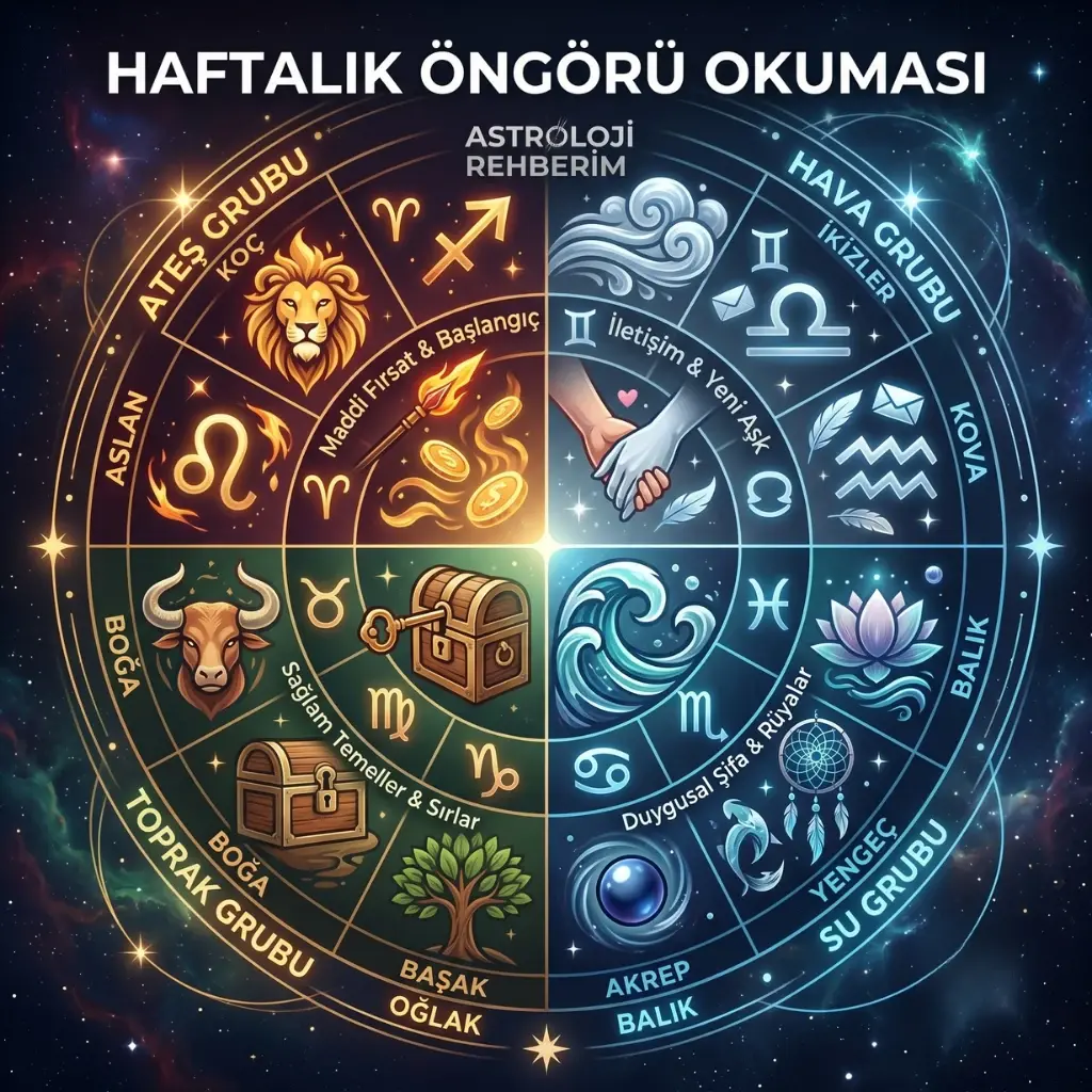 Haftalık Astroloji Öngörüsü: Sırlar Açığa Çıkıyor, Beklenen Fırsatlar Geliyor!