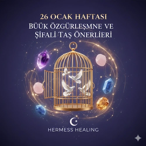 26 Ocak Haftası Astrolojik Yorumu: Büyük Özgürleşme ve Şifalı Taş Önerileri