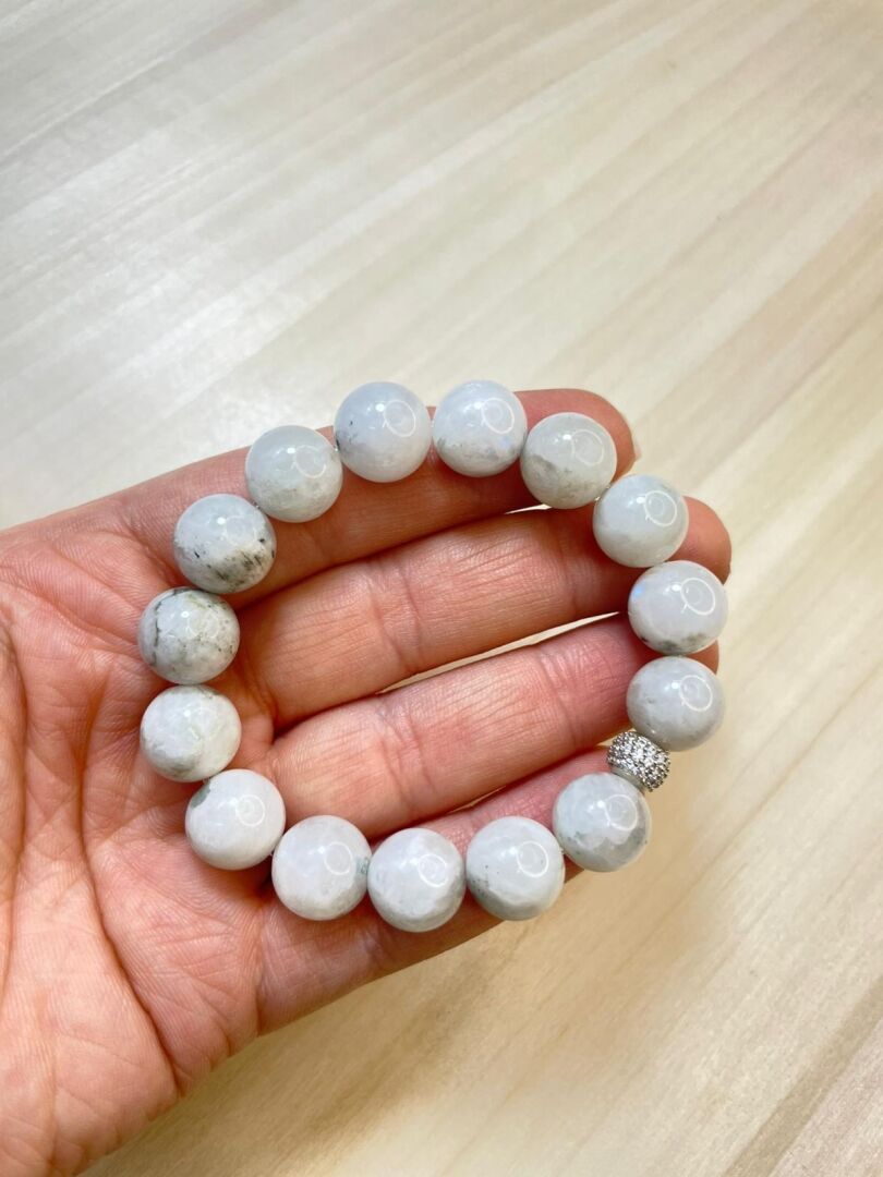 Ay Taşı 12 mm A+ Bileklik - 